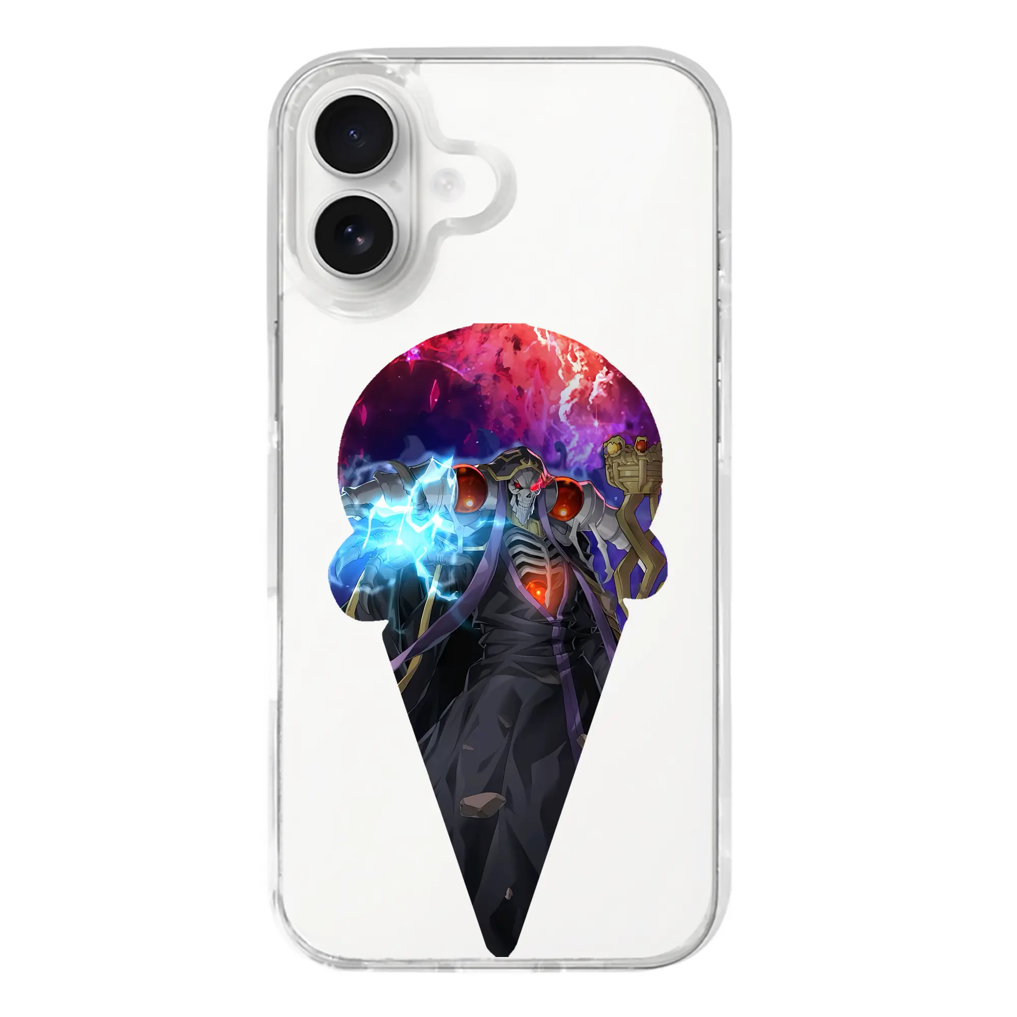 オーバーロード グッズ アインズ・ウール・ゴウン - iPhone 17シリーズ 透明スマホケース – 薄型・耐衝撃・精密フィット保護カバー